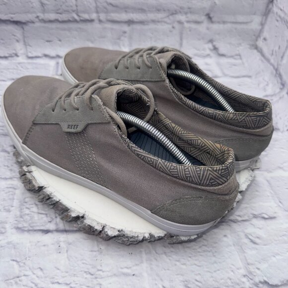 Men's Reef Ridge Trainers Skate Casual Canvas Lace Up Shoes RF003314 Size 13 - Picture 5 of 12